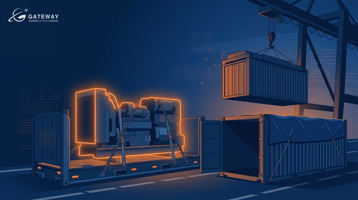 Container flat rack và open top: chở hàng quá khổ, quá tải thế nào