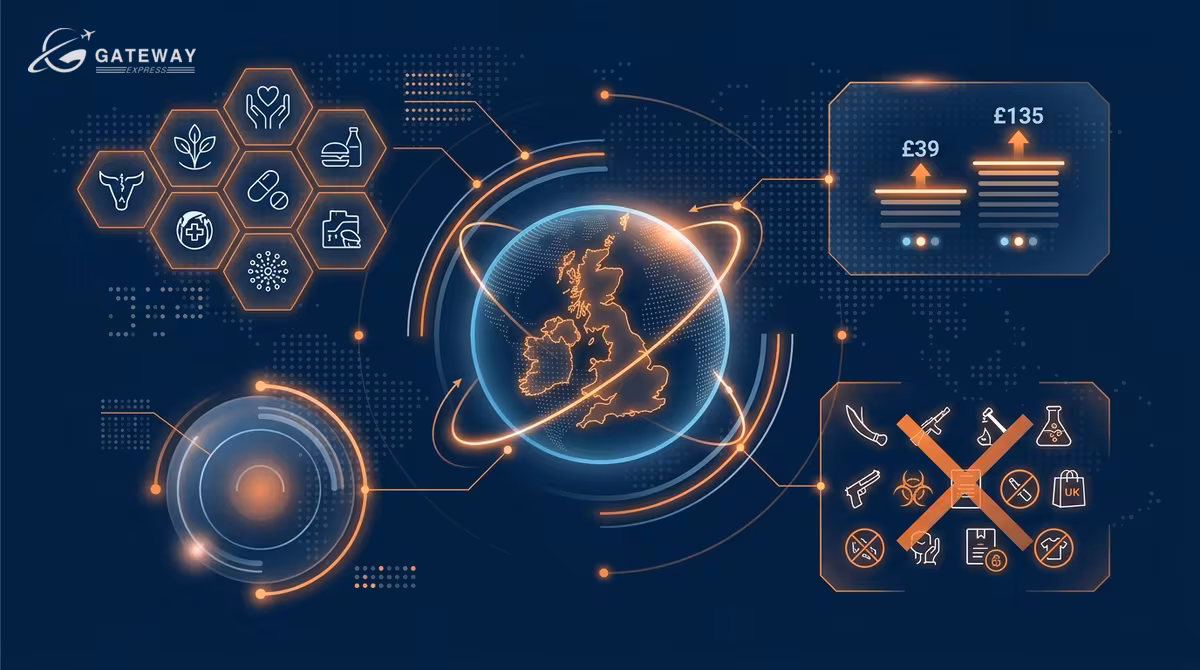 Hàng cấm gửi đi Anh 2026: danh sách theo HMRC và 6 cơ quan post-Brexit